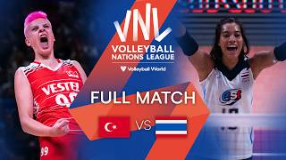 🇹🇷 TUR vs 🇹🇭 THA  Full Match  Women’s VNL 2022 [upl. by Idur]