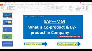 What is Coproduct amp Byproduct in Company subcontracting procedure BOMCollectionComponents [upl. by Goss]