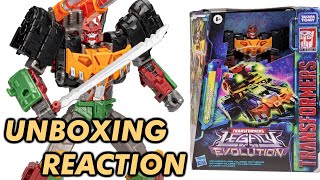 Unboxing and Reaction Transformers Legacy Evolution Bludgeon [upl. by Imeka76]