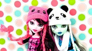 How to Make a Doll Kawaii Hat  Beanie and Scarf [upl. by Torhert]