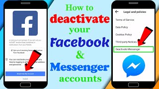 How To Reactivate Messenger [upl. by Deerc]