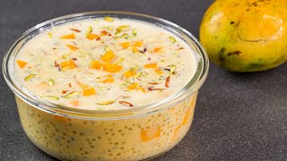 MANGO SAGO DESSERT RECIPE  REFRESHING SUMMER DRINK RECIPE  MANGO SAGO DRINK  TAPIOCA DRINK [upl. by Aelem572]