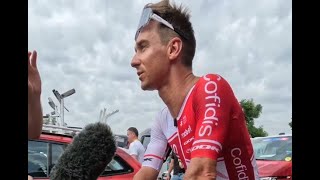 Tour de France 2024  Bryan Coquard  quotJai fait tomber Alexis Renard je lai fauchéquot [upl. by Nylak39]