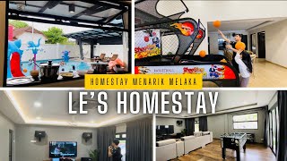 Les Homestay 916 A Famosa Melaka  Homestay Viral with Private Pool [upl. by Aener]