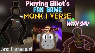 Playing Elliot’s new Fan Game Monkiverse [upl. by Chrysa]