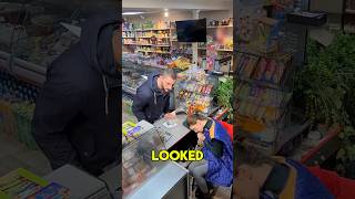 Cashier fell asleep and this was recorded on camera 😳 shorts [upl. by Ann]