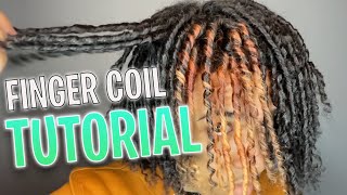 How To Do FINGER COILS [upl. by Lolande952]