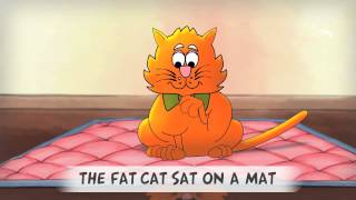 CAT ON THE MAT  Fantastic Phonics learn to read program  wwwEarlyReadingcom [upl. by Vijar]