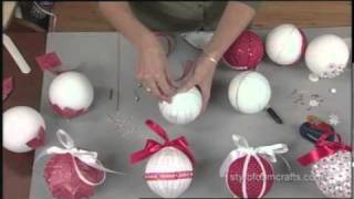 How to Make Five Ornaments in Five Minutes [upl. by Cook]