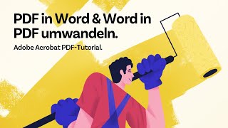 PDF in Word umwandeln amp Word in PDF umwandeln mit Adobe Acrobat  Adobe PDF Tutorial [upl. by Anerol]