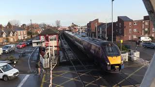 Trains at Oakham Station 140323 [upl. by Dieball99]