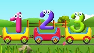 Numbers Song for Children  Learn to Count with Numbers Train [upl. by Ahsiuqet]