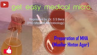 Preparation of Mueller Hinton AgarGetEasyMedicalMicro [upl. by Adda488]