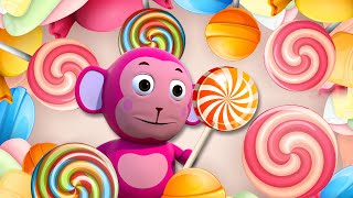 Lollipops Cake Pops  Candy Song  All Babies Channel 3D Kids Songs on HooplaKidz [upl. by Edwine909]