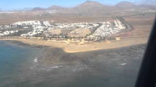 Landing at Arrecife Airport Lanzarote [upl. by Okramed]