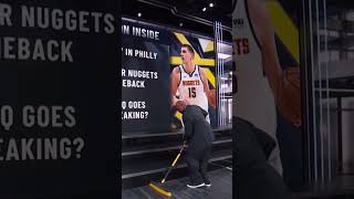 Chuck Brought Out The Broom After LakersNuggets Game 3 🧹🧹🧹  NBA on TNT [upl. by Silvers]