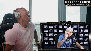 TRASH or PASS Central Cee Raps Over Original Beat In Debut LA Leakers Freestyle REACTION [upl. by Sivatco]