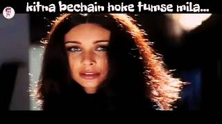 kitna bechain hoke tumse mila  watsup status video 30 second  Made by  Abhi ❤ Naira [upl. by Golda]