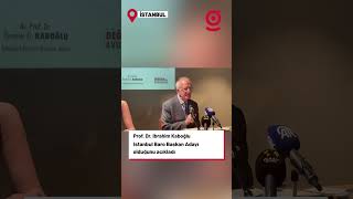 Prof Dr İbrahim Kaboğlu İstanbul Barosu Başkanlığına Aday Olduğunu Açıkladı [upl. by Arodaeht]