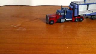 Transformers Dark Of The Moon Cyberverse Autobots Driving StopMotion [upl. by Mrots]