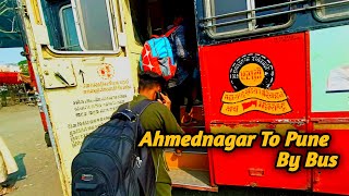 Ahmednagar To Pune By Bus pune vlog Ujjain Trip  Vlog No1  Jai Mahakal🙏 [upl. by Blanche]