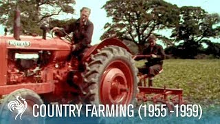 Country Farming Innovations of the Modern Tractor 19551959  British Pathé [upl. by Licec]