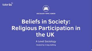 Secularisation  Beliefs in Society  ALevel Sociology [upl. by Annor292]