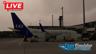 Flight Simulator 2020 MSFS 2020 LIVESTREAM Oslo  Amsterdam FULL FLIGHT ENGM  EHAM in IVAO [upl. by Atok]