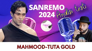 MahmoodTuta Gold Recensione testi Sanremo 2024 [upl. by Matthiew63]