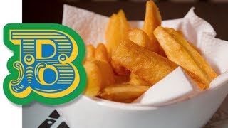 How to make Aipim Frito  Cassava Chips Recipe [upl. by Ennaid335]