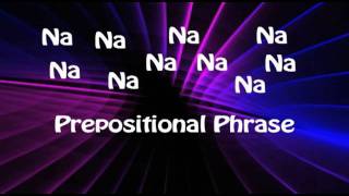 Prepositional Phrases and Prepositions Song  Educational Music Videos [upl. by Ative]