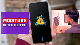 Samsung 100 Moisture Detected fix in USBPort Real trick Easy way💧 [upl. by Mali]