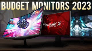 Top 3 Best Budget Gaming Monitors of 2023 [upl. by Nywled]