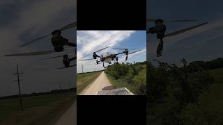 Spraying with Drones fungicide farming corn harvest drone dji [upl. by Sila426]