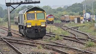 66504 Exeter to westbury tarmac at westbury [upl. by Kristal]