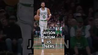 Jayson Tatum highlights vs Philadelphia 76ers [upl. by Akienahs]