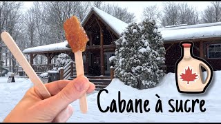 ON MANGE DANS UNE VÉRITABLE CABANE À SUCRE [upl. by Carmina]