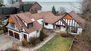 Millionaires Gorgeous ABANDONED Lakefront Tudor Mansion WHAT HAPPENED HERE [upl. by Yntrok]