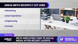 Meta employees comment on social media after recent layoffs [upl. by Rysler708]