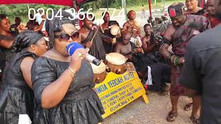 Agona Wiamoase chief dances Adowa in Accra [upl. by Sterling]