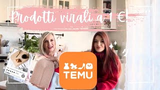 PROVO I PRODOTTI VIRALI DI TEMU AD 1€ MEGA UNBOXING da 170€ [upl. by Christian]