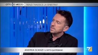 Otto e mezzo  Renzi tradisce la sinistra Puntata 22092015 [upl. by Barbuto]