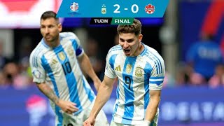 Argentina vs Canada l CA 2024 l RESUMEN COMPLETO l HD [upl. by Niarda507]