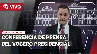 EN VIVO  ANUNCIO DE RECORTE DE PRIVILEGIOS DEL VOCERO PRESIDENCIAL [upl. by Boeschen702]