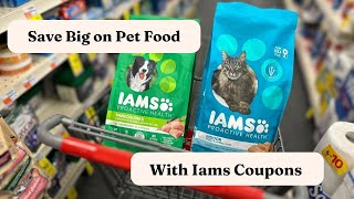 Save on Pet Food with Iams Coupons [upl. by Llenra]