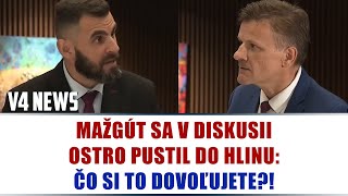 MAŽGÚT SA V DISKUSII OSTRO PUSTIL DO HLINU ČO SI TO DOVOĽUJETE [upl. by Ardnuasac135]