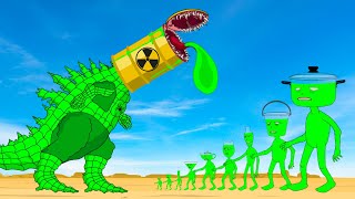 Team MONSTER RADIATION vs BOSS GODZILLA EARTH RADIATION  Monsters Ranked From Weakest To Strongest [upl. by Ekaj]