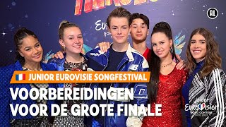 EERSTE REPETITIE VAN SEP amp JASMIJN 🎤🇫🇷  JUNIOR EUROVISIE SONGFESTIVAL 🇳🇱 [upl. by Atinhoj]