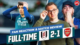 Arsenal End The Year With Back To Back Loses  Fulham 21 Arsenal  FANZONE  FullTime Live [upl. by Eneleuqcaj960]