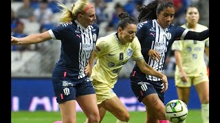 Narración Rayadas vs America Femenil I Liga Mx Femenil [upl. by Zel]